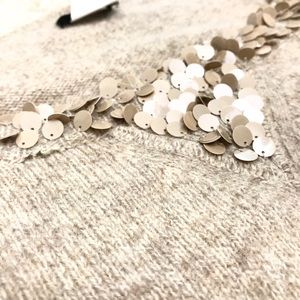 🛍Sequined J. Crew Lambs Wool Sweater